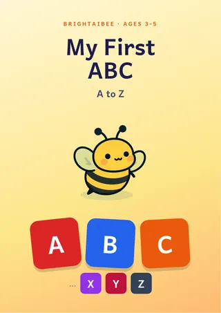 Cover of the book My First ABC (A to Z)