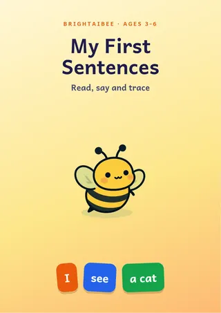 Cover of My First Sentences